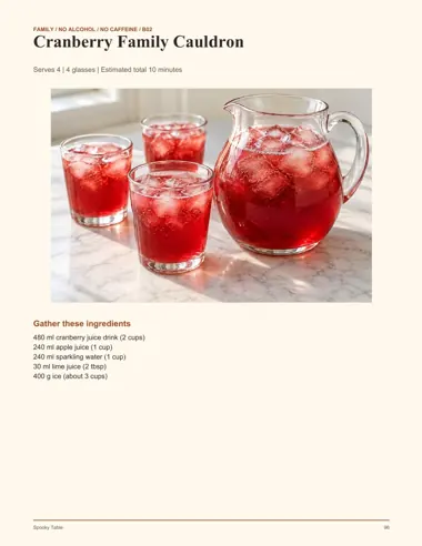 Family Cauldron Drink printable page